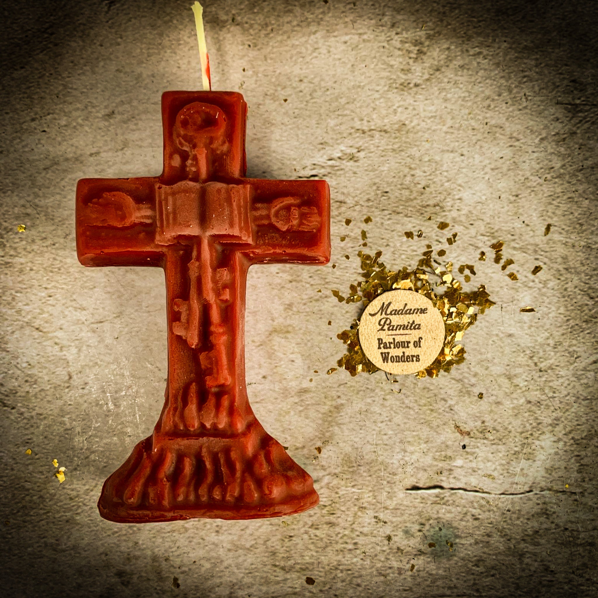 Beeswax Uncrossing Spell Candle - Remove Hexes, Curses & Jinxes