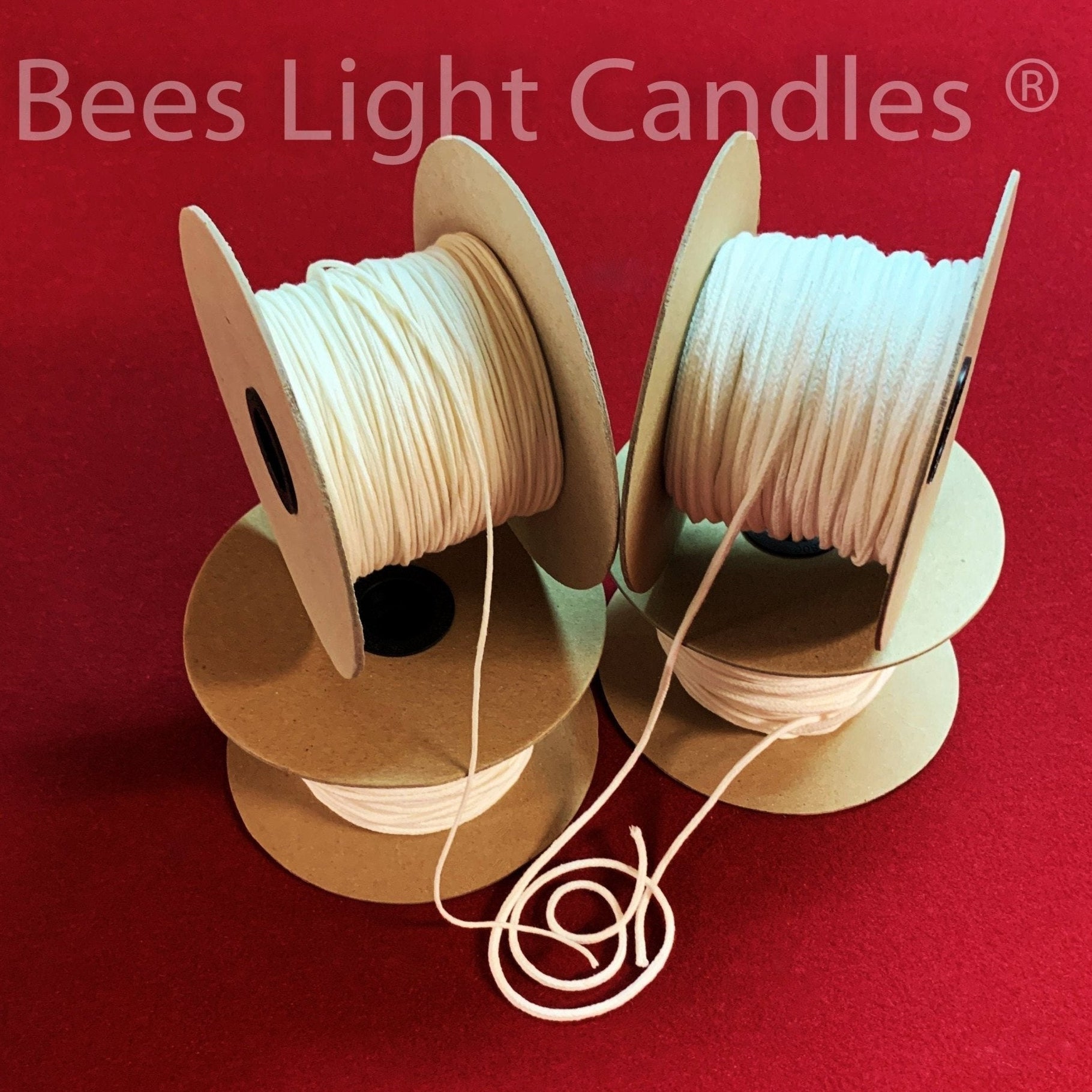 Candle Wick Spools | Square Braided Cotton | Wick Size - 1|0 2|0 3|0 4|0 5|0 6|0 #1 #2 #3 #4 #5 #6