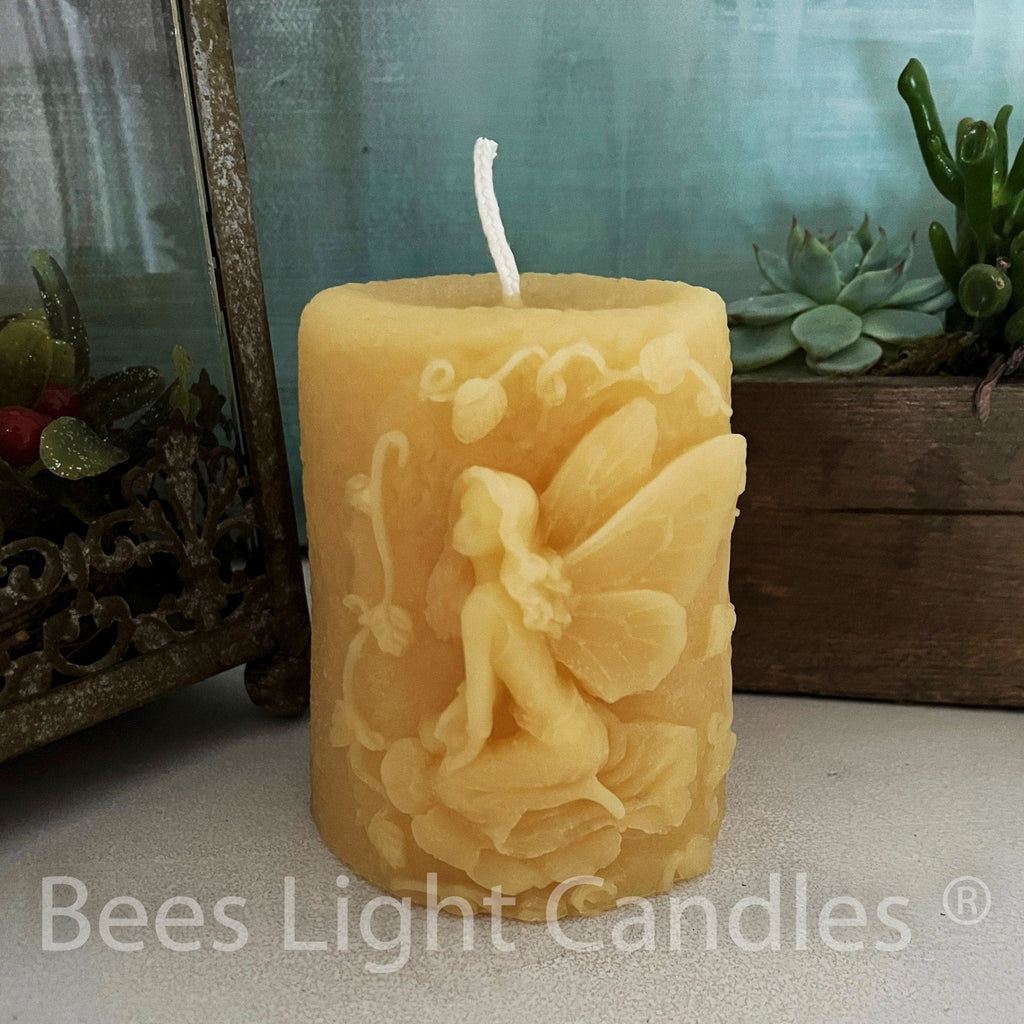 Fairy Pillar | Magical Pixie Beeswax Candle