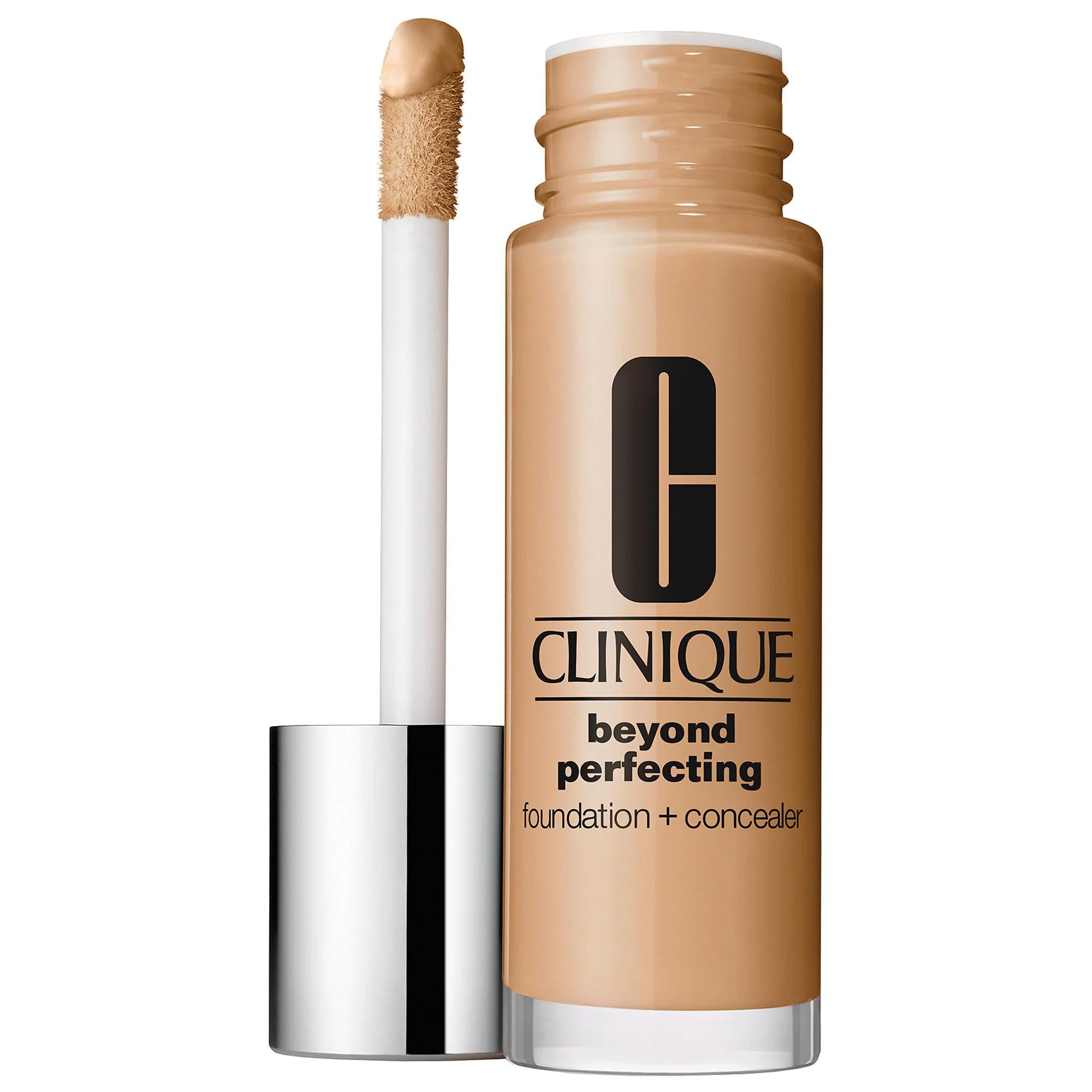 Clinique Beyond Perfecting Foundation + Concealer - Long-Lasting, Oil-Free, Full-Coverage Makeup for All Skin Types