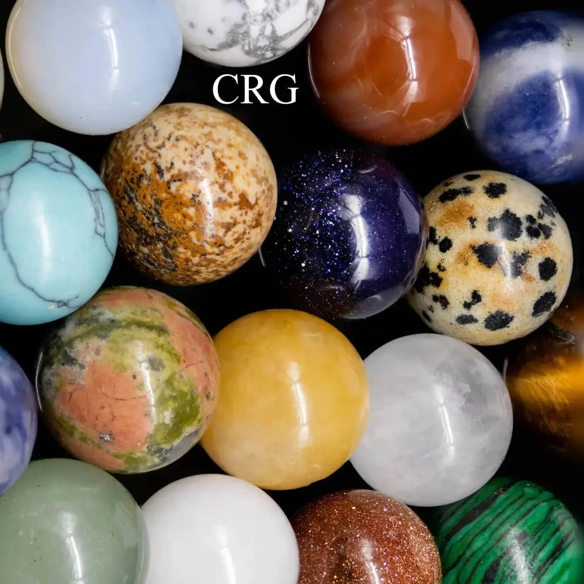Gemstone Mini Spheres 16 mm (20 Pieces)