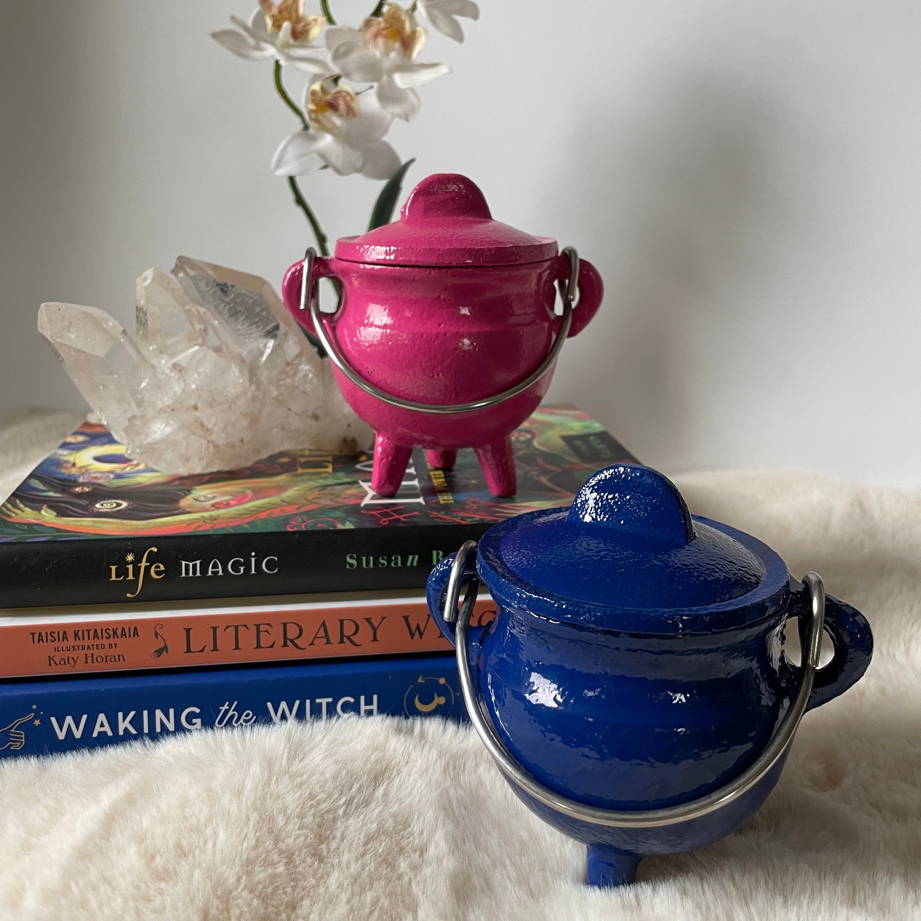 Cast Iron Cauldron with Lid
