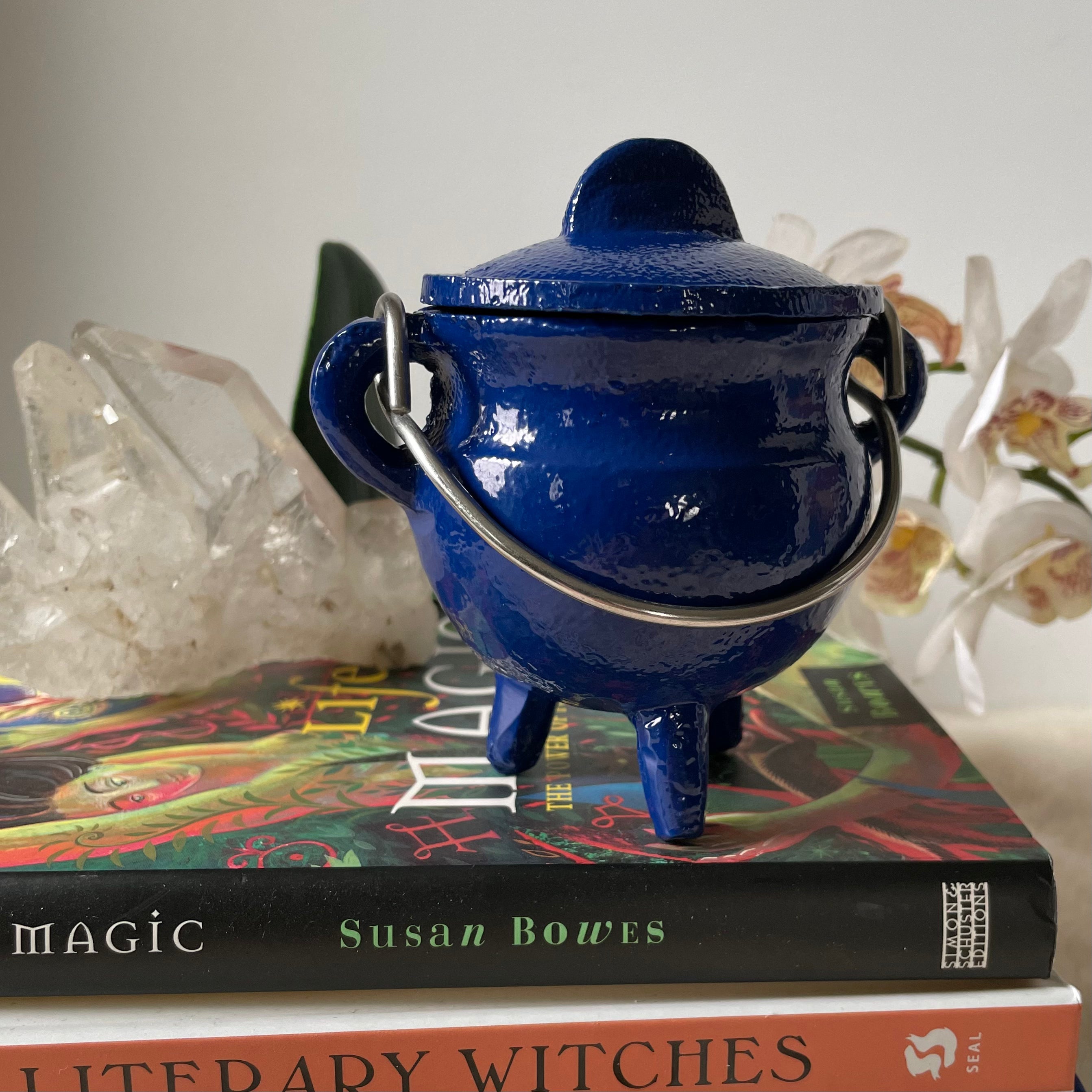 Cast Iron Cauldron with Lid