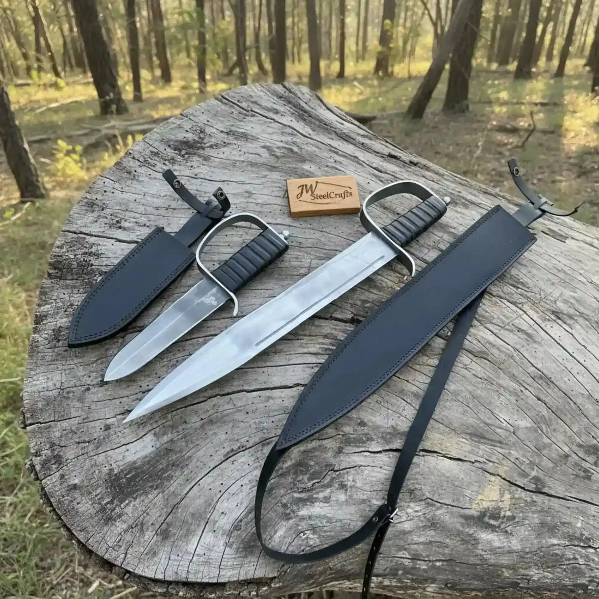 Iron Legion Medieval Dagger Set Hand-Forged Carbon Steel