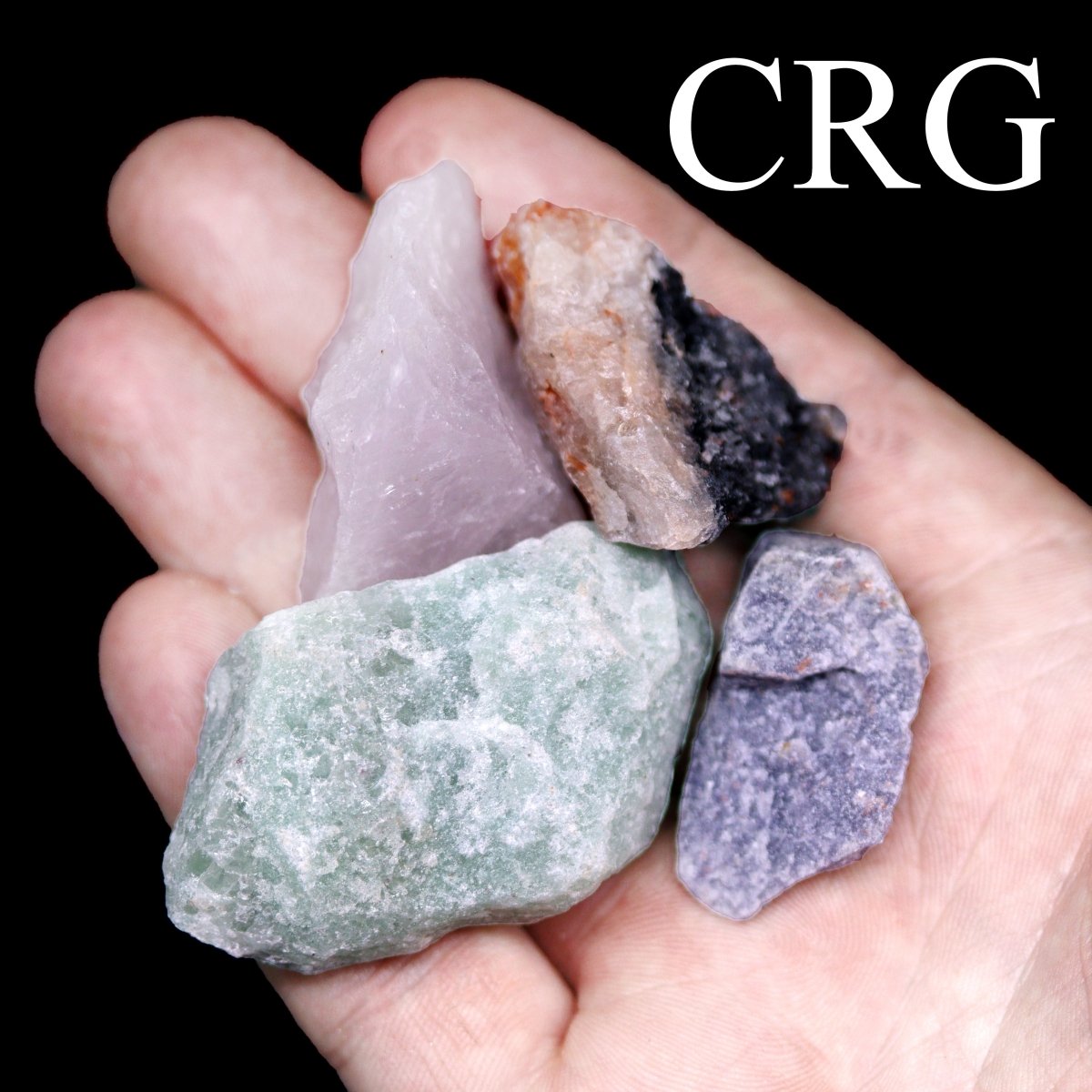 Mixed Crystal Rough (1 Kilogram) Size 20 to 40 mm Bulk Wholesale Lot Gemstone Minerals