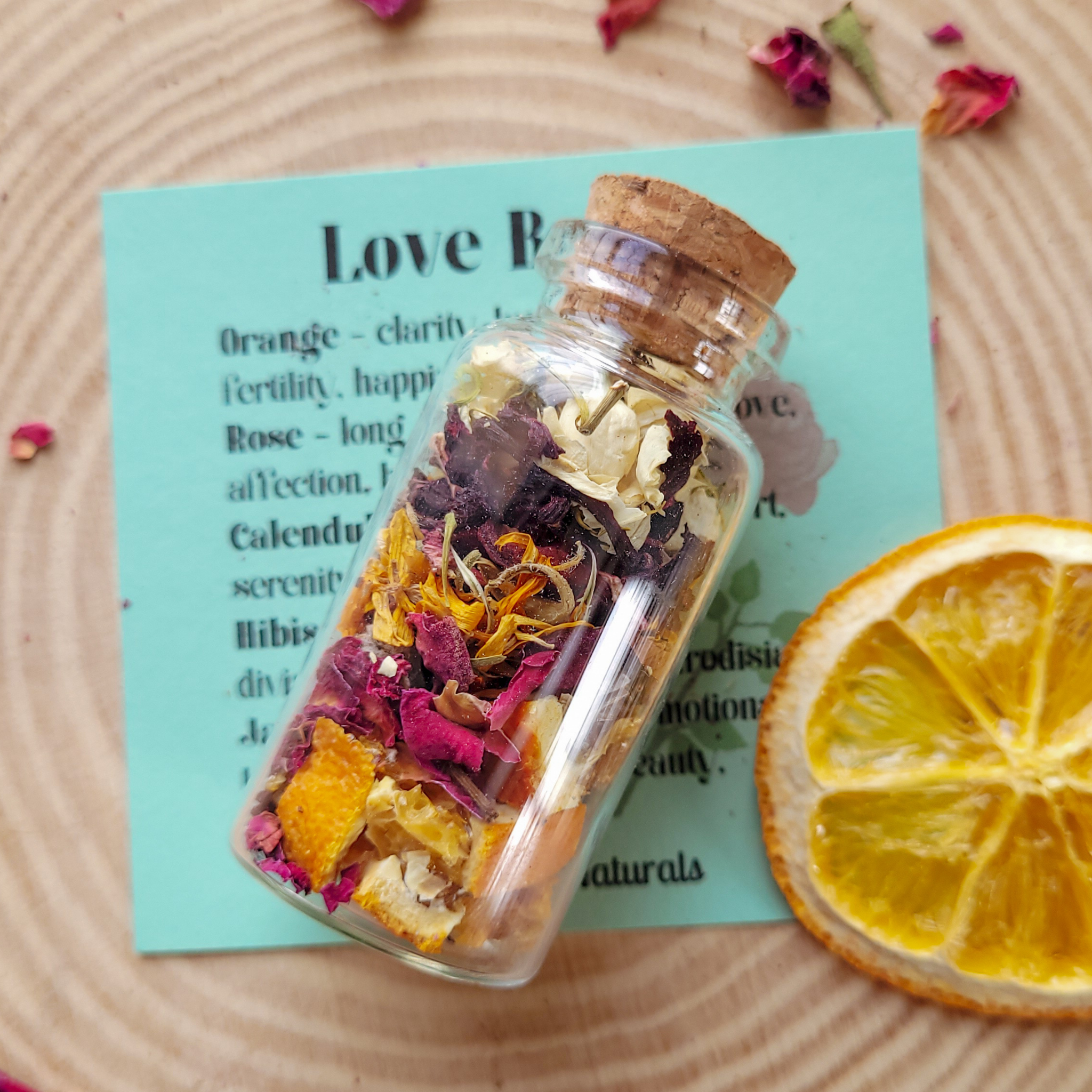 Love Spell Bottle, Intention Setting for Love and Affection