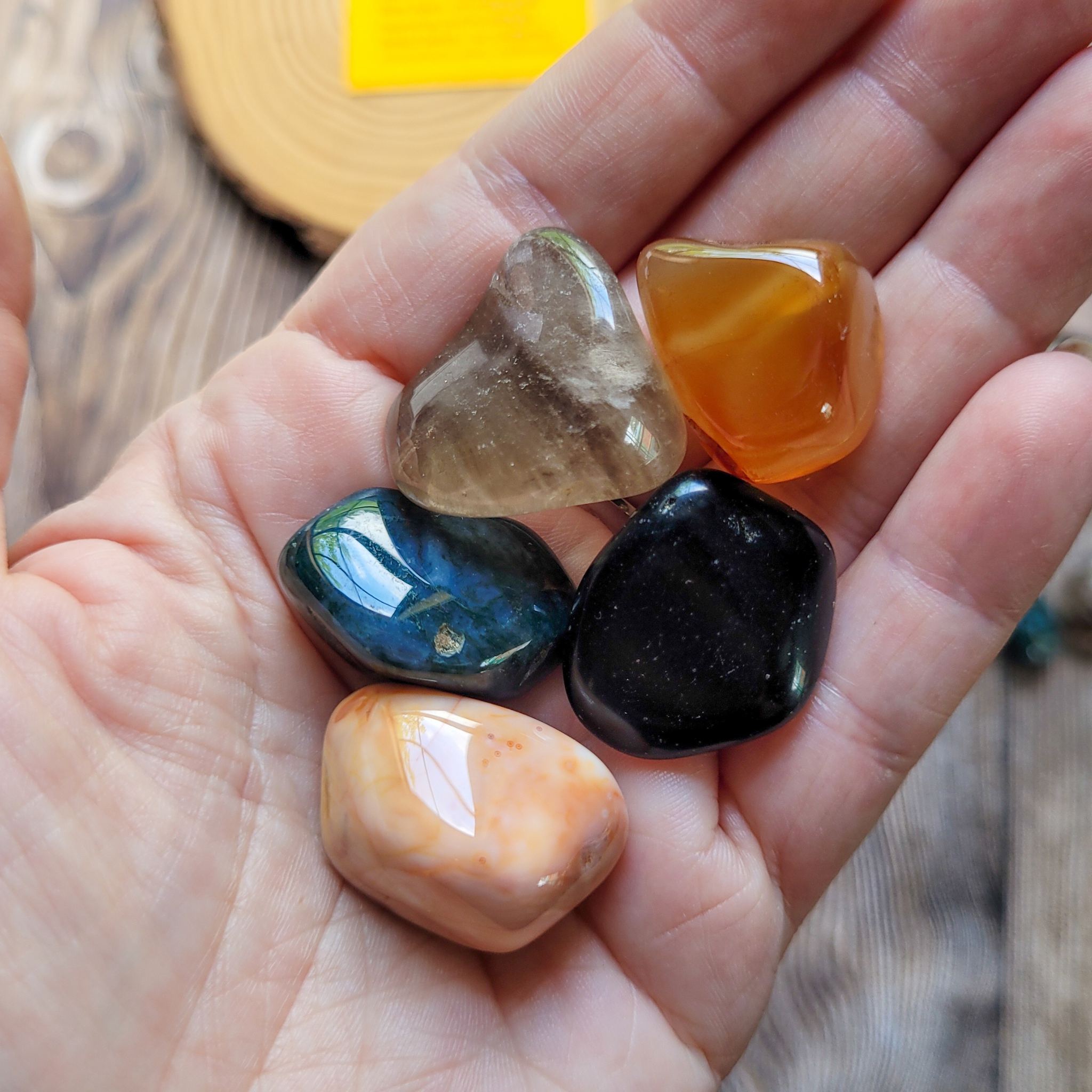 Lughnasadh Gemstone Set – Harvest Crystal Collection for Gratitude, Abundance & Grounding
