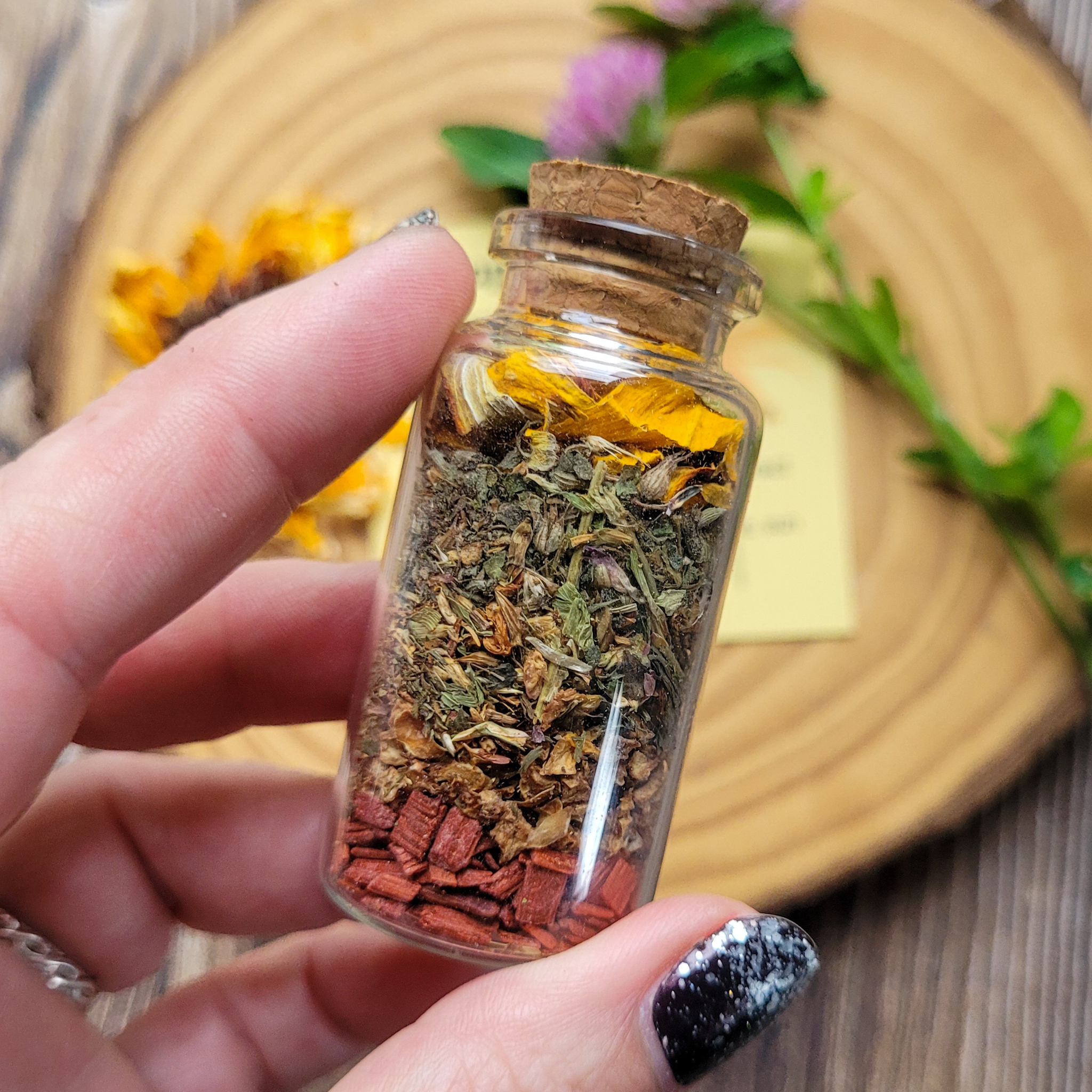 Happiness Spell Bottle, Intention Setting for Joy and Positivity
