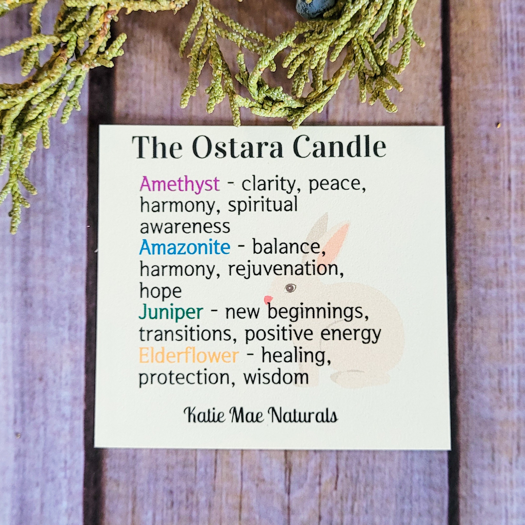 Ostara Ritual Candle – Lilac Spring Soy Candle for Renewal, Growth & Spring Equinox Rituals