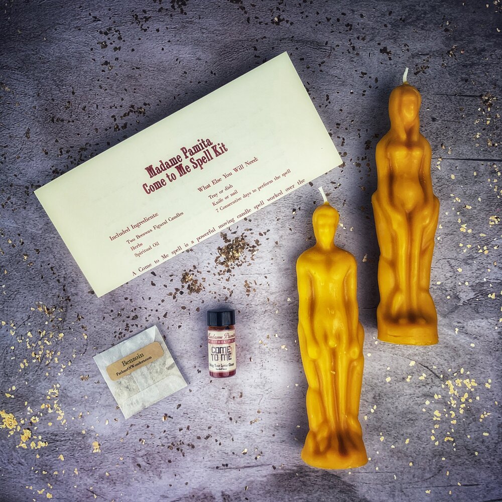 Come to Me Candle Spell Kit Male/Female - Attract Love & Passion