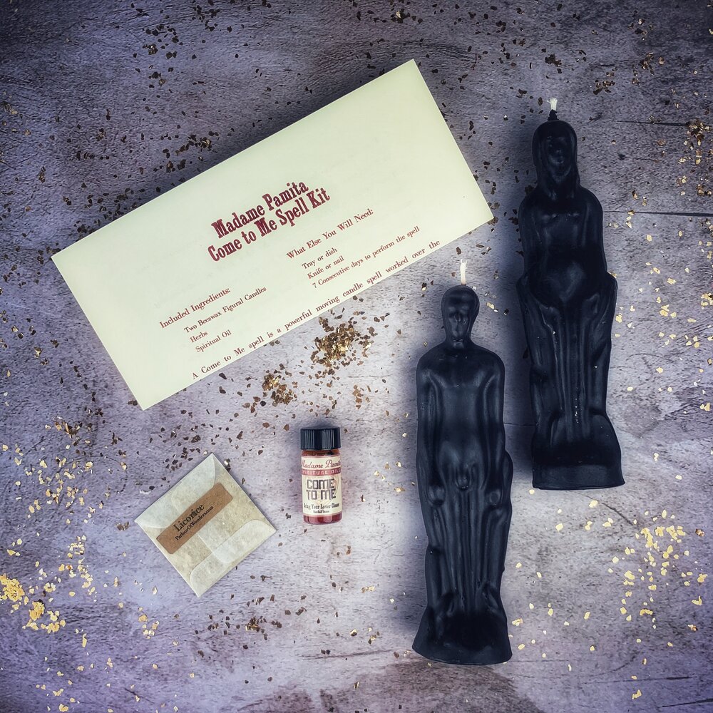 Come to Me Candle Spell Kit Male/Female - Attract Love & Passion