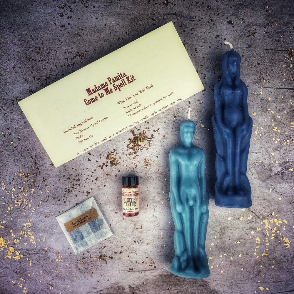 Come to Me Candle Spell Kit Male/Female - Attract Love & Passion