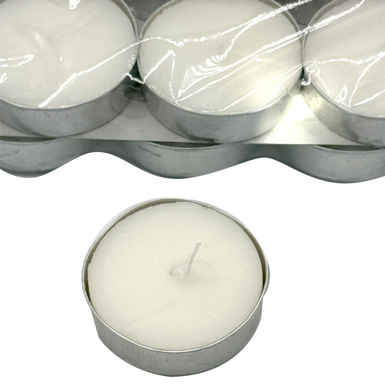 Tealight Candles, White, Unscented (50 Count)