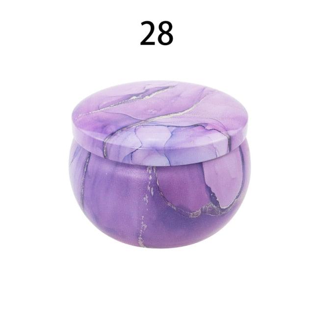 Vintage Flower Candle Tin Jars DIY Candle Candle Jars for Making Candles Bulk Tin Cans For Candle Making Colorful Round Metal Containers for Home Storage Arts & Crafts Making Holder Case for Dry Storage Spices Camping Party Favor and Sweets Gifts Box