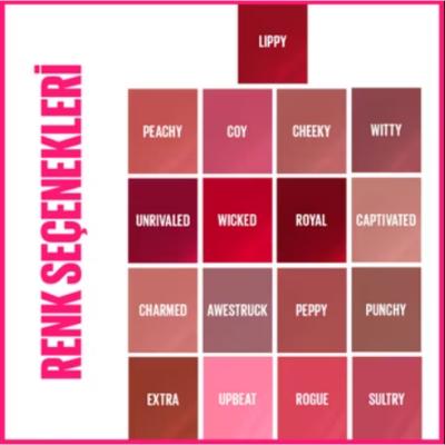 Maybelline Super Stay Vinyl Ink Lipstick: Sultry 160 - Long Lasting, High Shine, Non-Transfer, Glossy Liquid Color